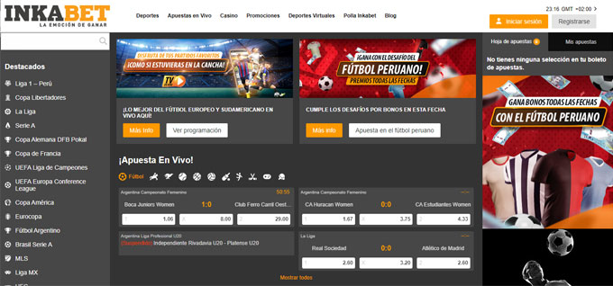 Que es Inkabet Página web de Inkabet